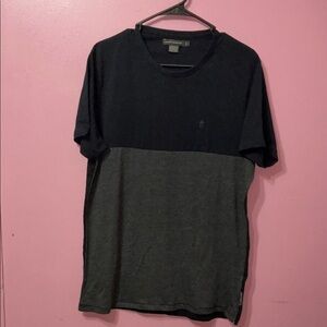 French Connection Black and Gray T shirt Men's size xl